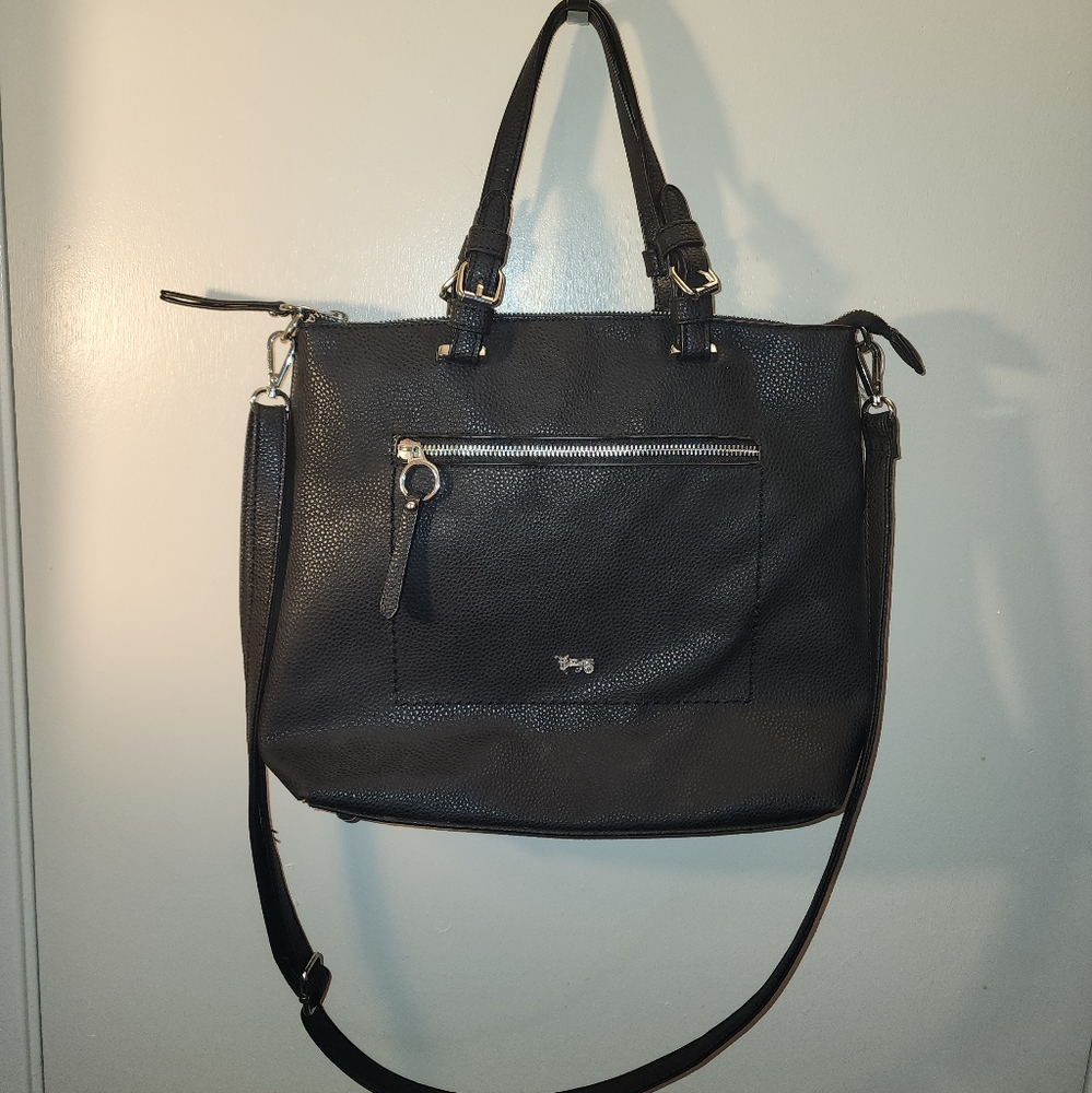 Mathew & Julian Black Leather Purse